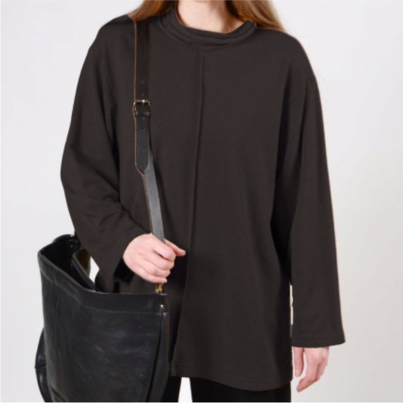 bryn Walker Tops - BRYN WALKER brown couch shirt size XL minimalist neutral lagenlook comfy soft